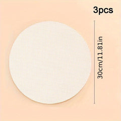 Silicone Non Stick Steam Cloth Set 3pcs Steaming Pad
