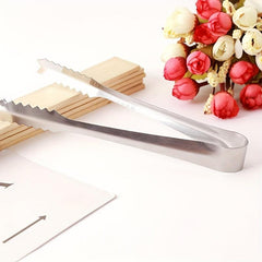 5pcs Stainless Steel Food Tongs Buffet Barbecue Ice Tongs