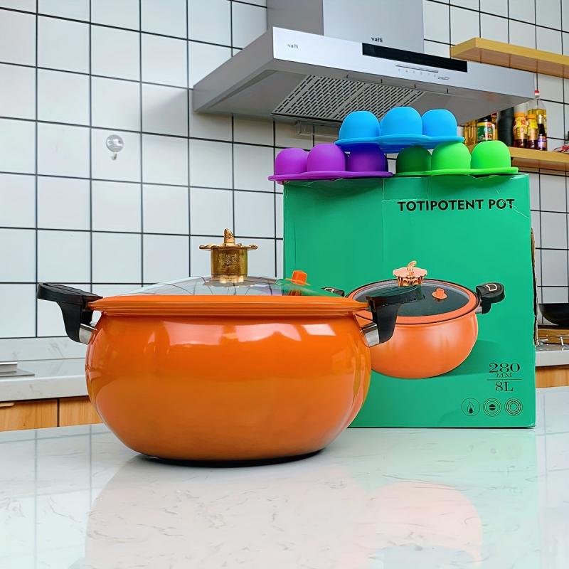 Pumpkin Micro Pressure Cooker Halloween Stockpot Kitchen Utensils