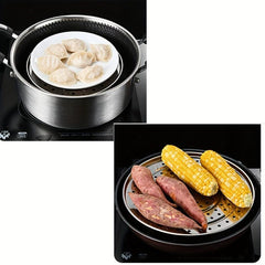 1Pc Round Steamer Rack Thickened Cooking Ware Canning Racks