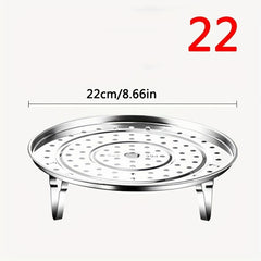 1Pc Round Steamer Rack Thickened Cooking Ware Canning Racks