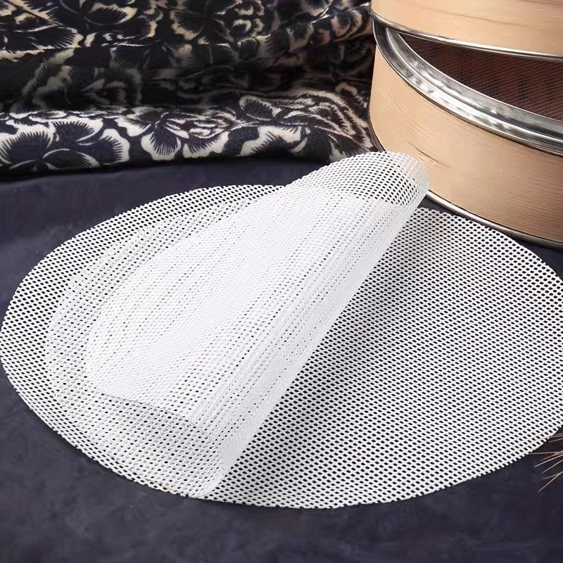 3pcs Silicone Steamer Mat Non Stick Steamer Cloth Round Steaming Cloth Baguette