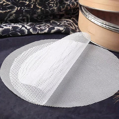 3pcs Silicone Steamer Mat Non Stick Steamer Cloth Round Steaming Cloth Baguette