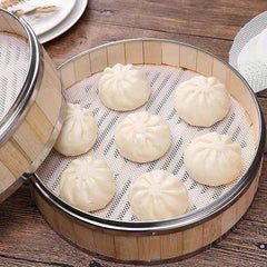 3pcs Silicone Steamer Mat Non Stick Steamer Cloth Round Steaming Cloth Baguette