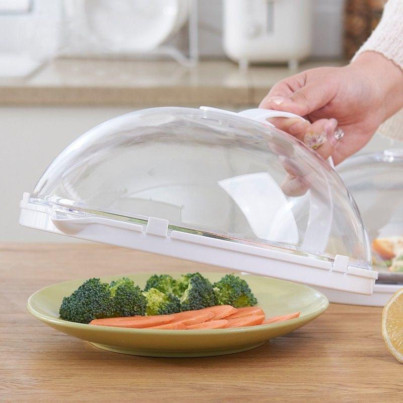 Microwave Plate Food Guard Lid with Handle