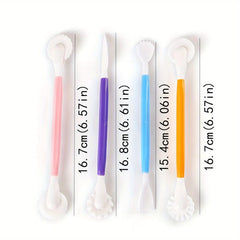 4pcs Fondant Modeling Tools Set Cake Decorating Sculpting Tools Set