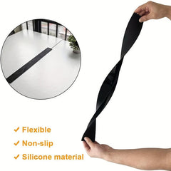 2pcs Silicone Kitchen Counter Gap Cover Heat Resistant Gap Filler