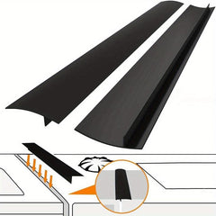 2pcs Silicone Kitchen Counter Gap Cover Heat Resistant Gap Filler