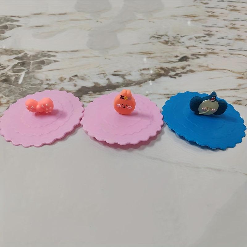Silicone Cup Cover Leak-proof Dustproof for Tea Water Cup Sealed Bowl Lid