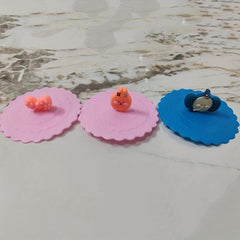 Silicone Cup Cover Leak-proof Dustproof for Tea Water Cup Sealed Bowl Lid