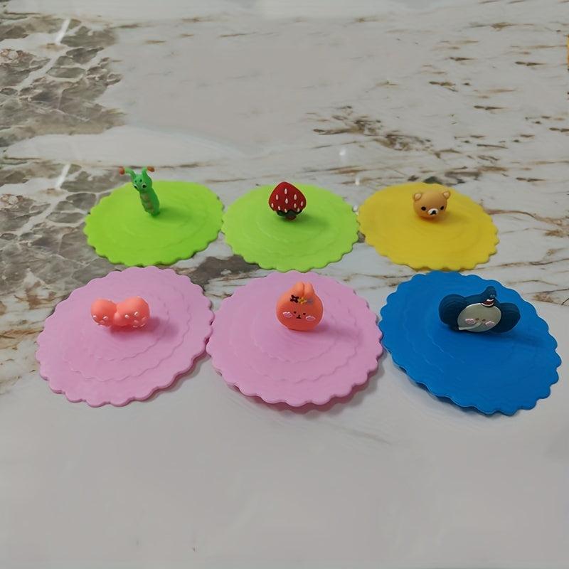 Silicone Cup Cover Leak-proof Dustproof for Tea Water Cup Sealed Bowl Lid