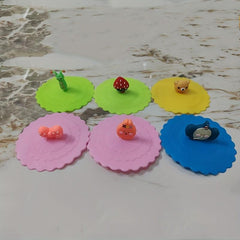 Silicone Cup Cover Leak-proof Dustproof for Tea Water Cup Sealed Bowl Lid