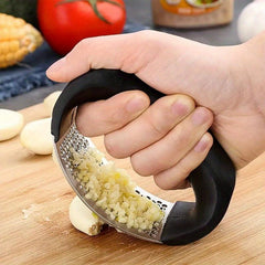 Stainless Steel Garlic Press Easily Mince Garlic Kitchen Tool