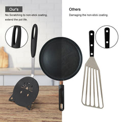 Nylon Spatula - High Temp Resistant, No Pot Damage