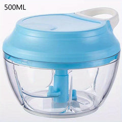 Manual Food Chopper For Vegetables Fruits Nuts Onions Hand Pull Mincer