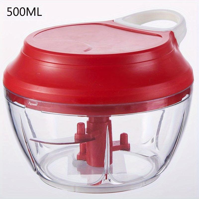 Manual Food Chopper For Vegetables Fruits Nuts Onions Hand Pull Mincer