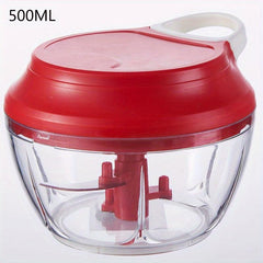 Manual Food Chopper For Vegetables Fruits Nuts Onions Hand Pull Mincer