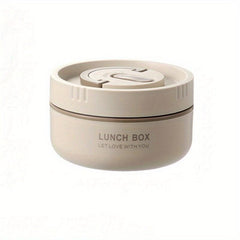 Stainless Steel Lunch Box Insulated Bento Storage Box Sealed Divider 600ml
