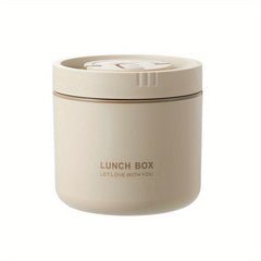 Stainless Steel Lunch Box Insulated Bento Storage Box Sealed Divider 600ml