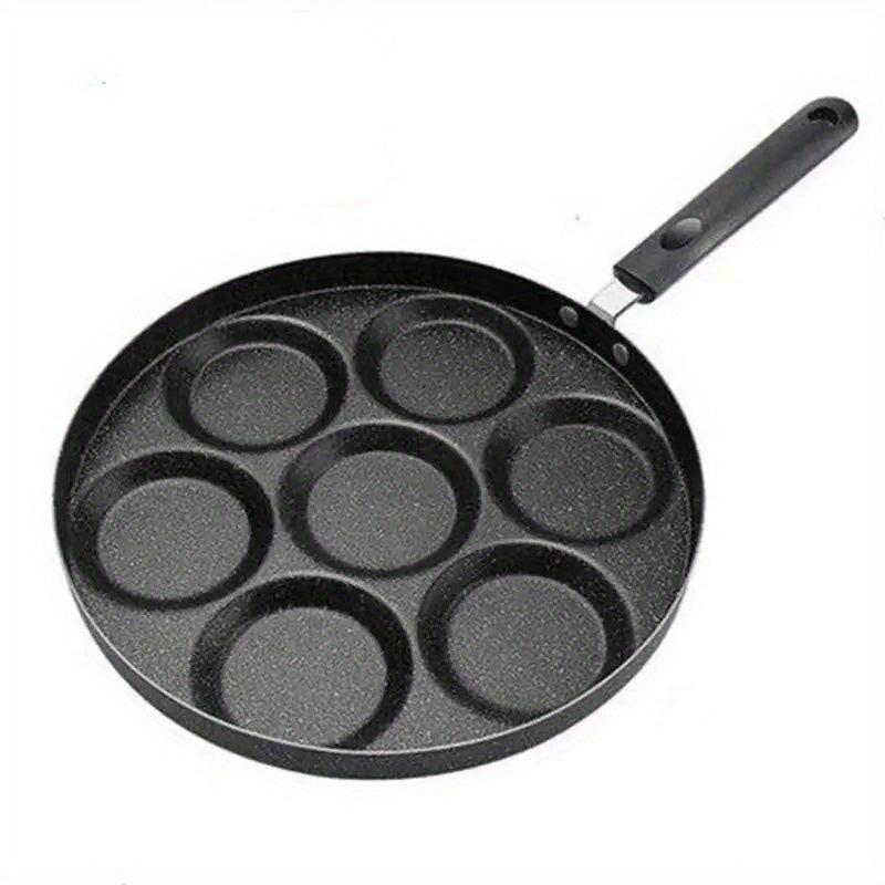 Non Stick Egg Frying Pan 4.7 Holes Round Pancake Pan Mini Pancakes
