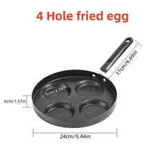 Non Stick Egg Frying Pan 4.7 Holes Round Pancake Pan Mini Pancakes