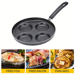 Non Stick Egg Frying Pan 4.7 Holes Round Pancake Pan Mini Pancakes