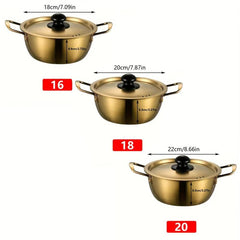 Stainless Steel Pot for Soups, Ramen, Noodles & Hot Pots