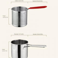 Japanese Tempura Frying Pot for French Fries, Chicken & More