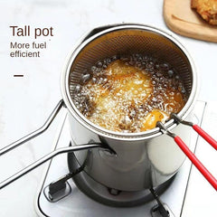 Japanese Tempura Frying Pot for French Fries, Chicken & More