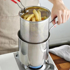Japanese Tempura Frying Pot for French Fries, Chicken & More