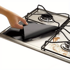 6pcs Gas Range Stovetop Burner Protector Pad Liner Cover