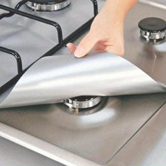 6pcs Gas Range Stovetop Burner Protector Pad Liner Cover