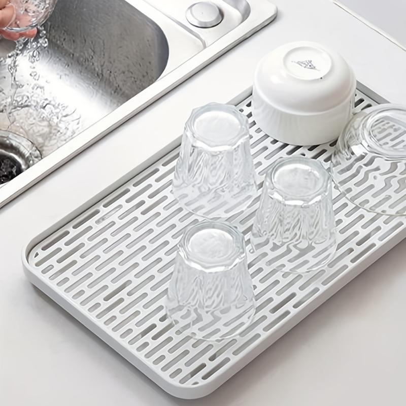 Double Layer Dish Drain Tray for Kitchen Counter