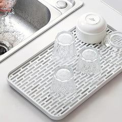 Double Layer Dish Drain Tray for Kitchen Counter