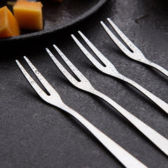 5pcs Thickened Stainless Steel Dessert Forks
