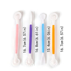 4pcs Fondant Carving Tools Clay Modeling Set for DIY Crafts Cake Decor