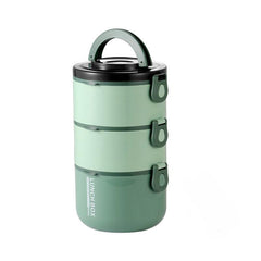 Stackable Lunch Box Stainless Steel Durable Bento Box For Office Travel