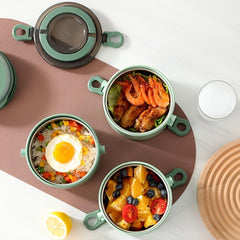 Stackable Lunch Box Stainless Steel Durable Bento Box For Office Travel