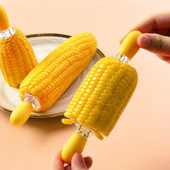 2pcs Stainless Steel Corn Fork with Handle Kitchen Gadget