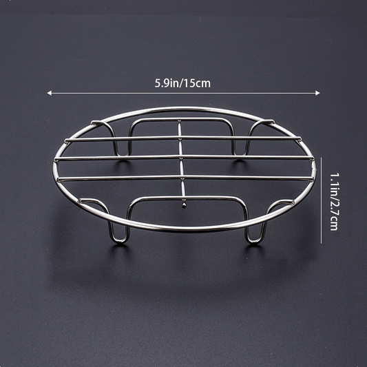 Stainless Steel Steaming and Cooling Rack for Kitchen Cooking