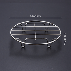 Stainless Steel Steaming and Cooling Rack for Kitchen Cooking