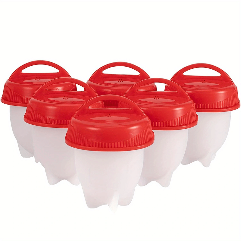 Non Stick Silicone Egg Poacher - Easy Hard Boiled Egg Maker