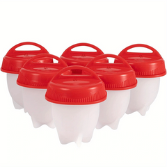 Non Stick Silicone Egg Poacher - Easy Hard Boiled Egg Maker