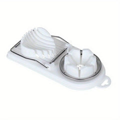 2-In-1 Stainless Steel Egg Slicer Kitchen Gadget
