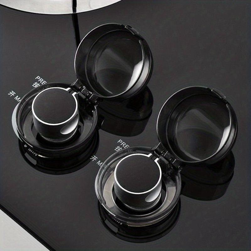 2pcs Child Proof Stove Knob Covers Clear View
