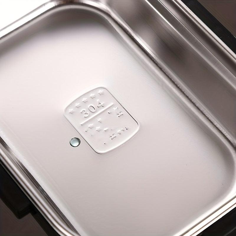 Stainless Steel Insulated Bento Food Container Leakproof Stackable Lunch Box