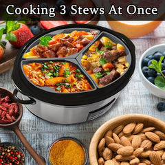 1pc Reusable Silicone Slow Cooker Liners 6 Quart Oval BPA Free