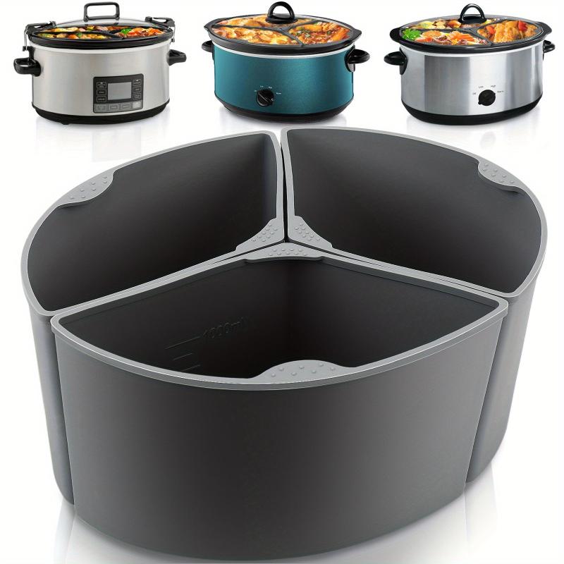 1pc Reusable Silicone Slow Cooker Liners 6 Quart Oval BPA Free