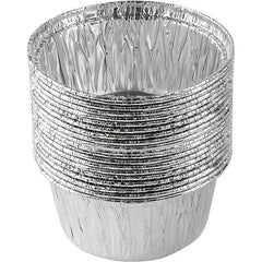 30pcs 8 Round Ramekins Muffin Cups Disposable Aluminum