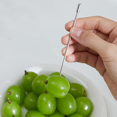 3pcs Stainless Steel Cocktail Picks Set for Martini Olives and Fruit Garnishes